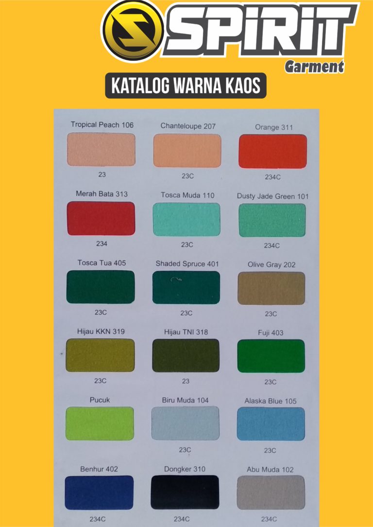 katalog warna KAOS 2