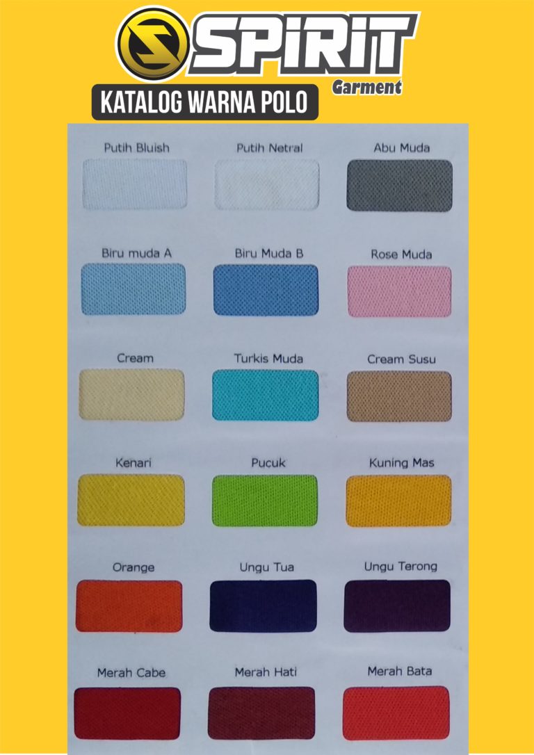katalog warna POLO 1